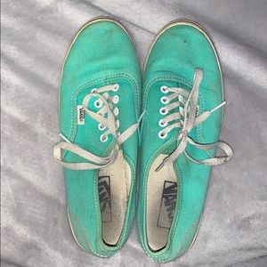 Teal Vans